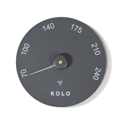 KOLO Sauna Thermometer — Fahrenheit, Black