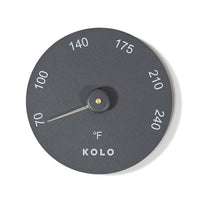 KOLO Sauna Thermometer — Fahrenheit, Black