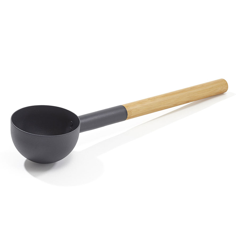 KOLO Ladle 2 — Aluminum and Bamboo, Black