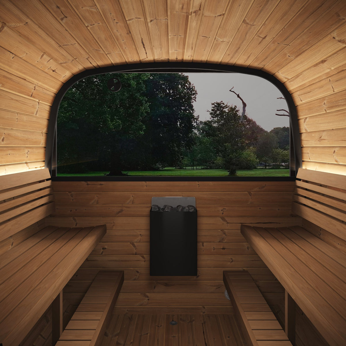 SaunaLife CL12GCP cube sauna, view 4