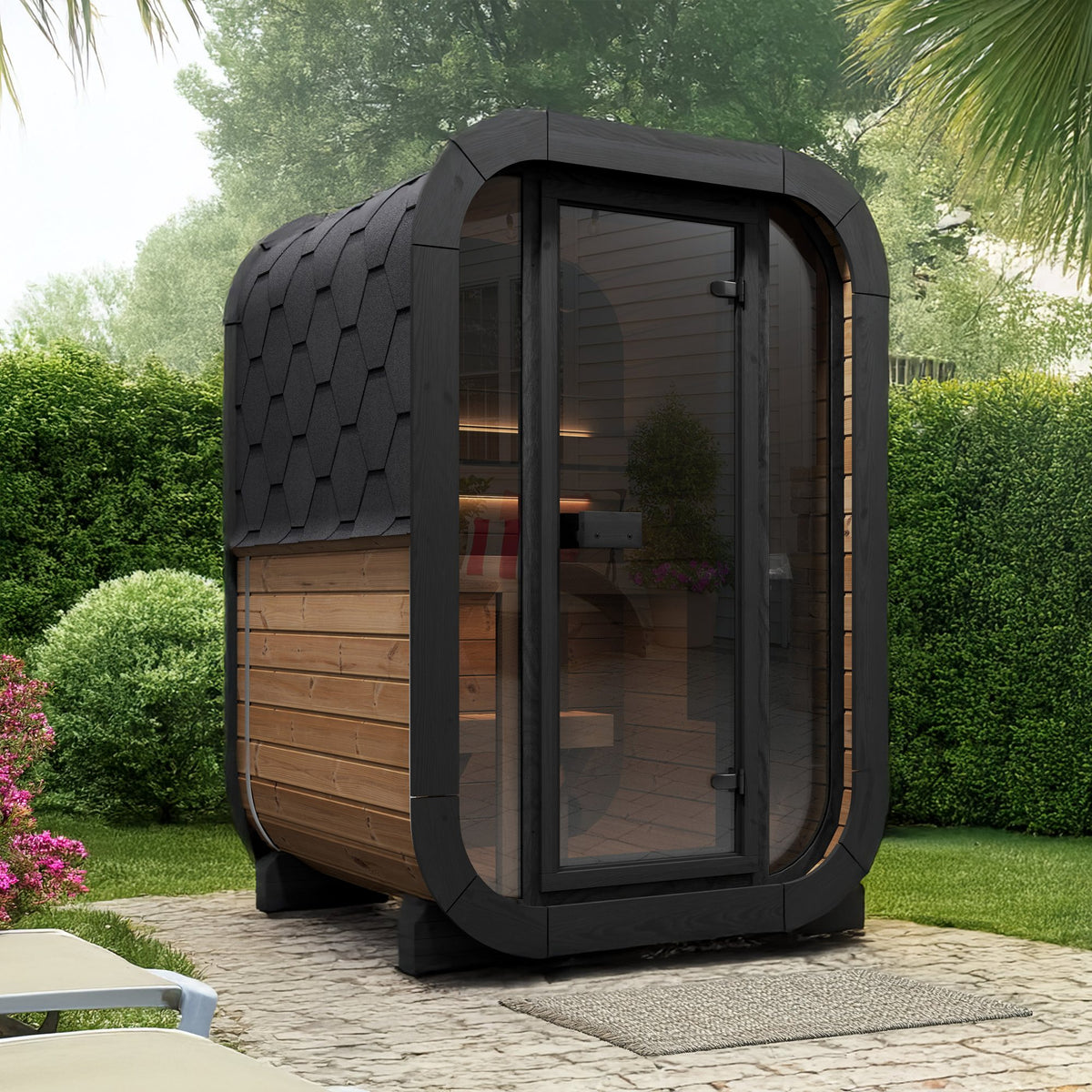 SaunaLife CL3G cube sauna, view 3