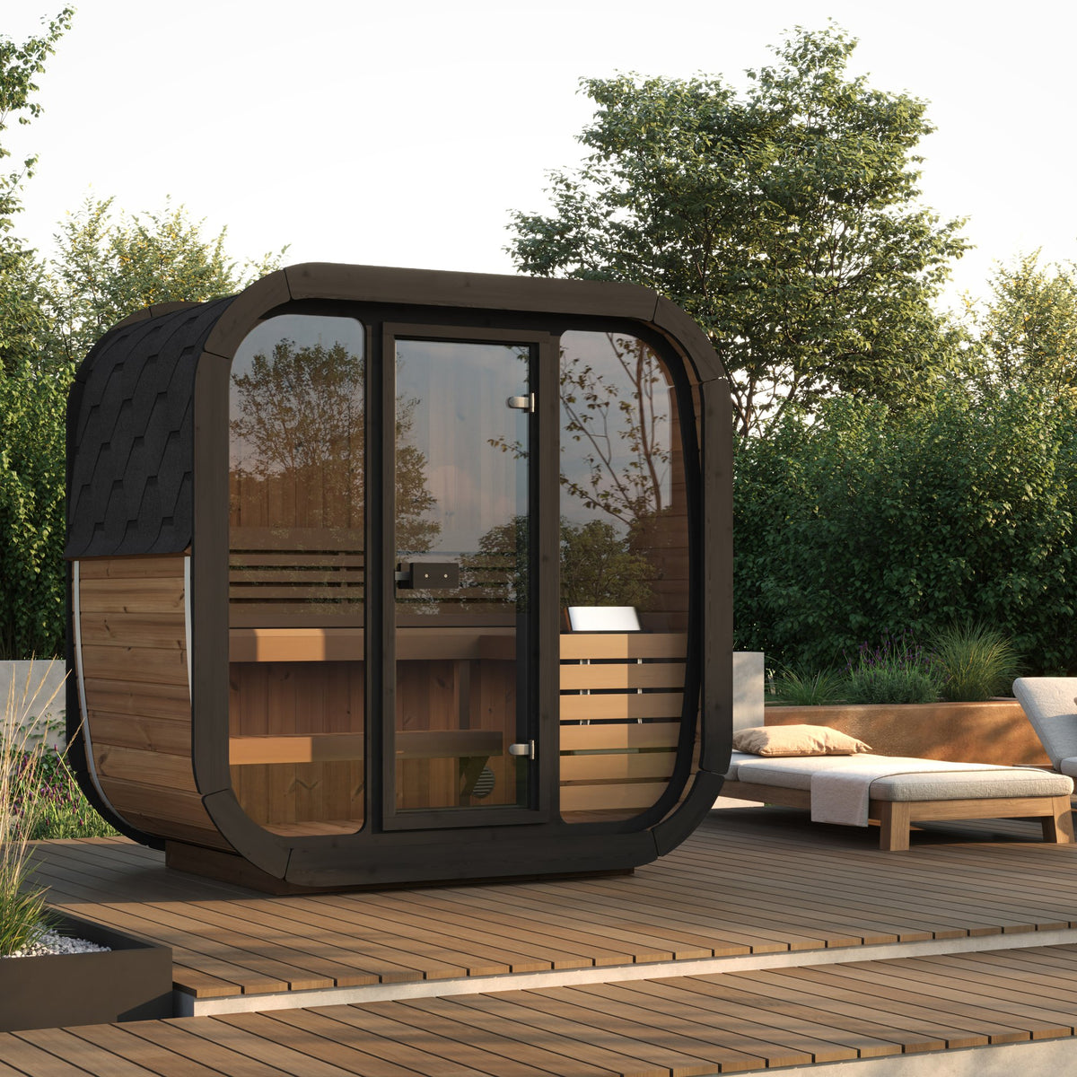 SaunaLife CL4G cube sauna, view 2