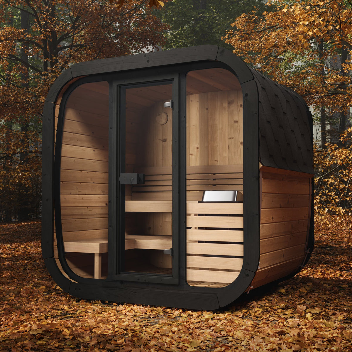 SaunaLife CL5G cube sauna, view 2