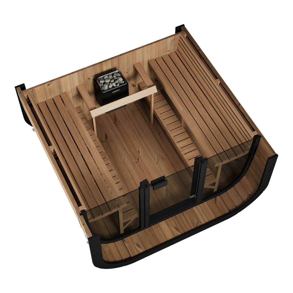 SaunaLife CL7G cube sauna, view 4