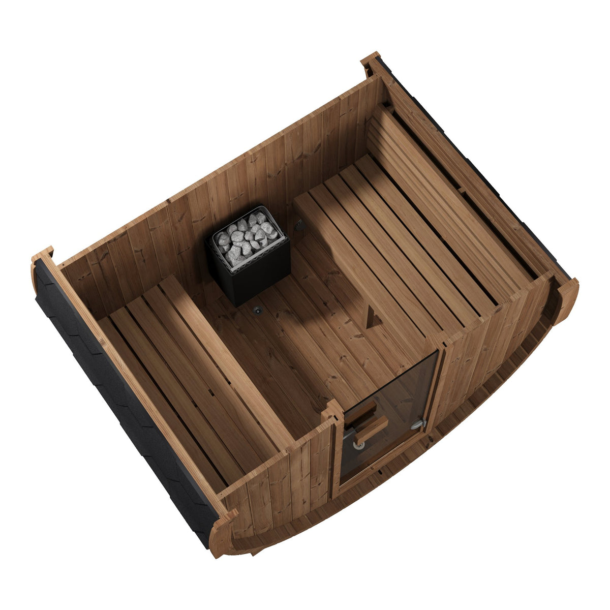 SaunaLife E6 barrel sauna, view 5