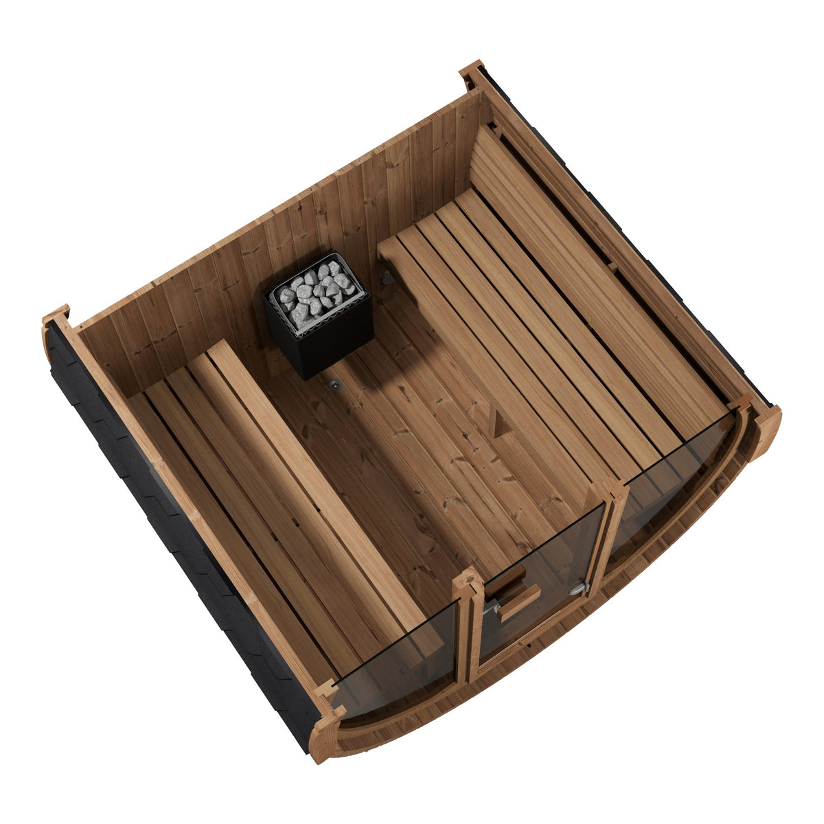 SaunaLife E7G barrel sauna, view 4