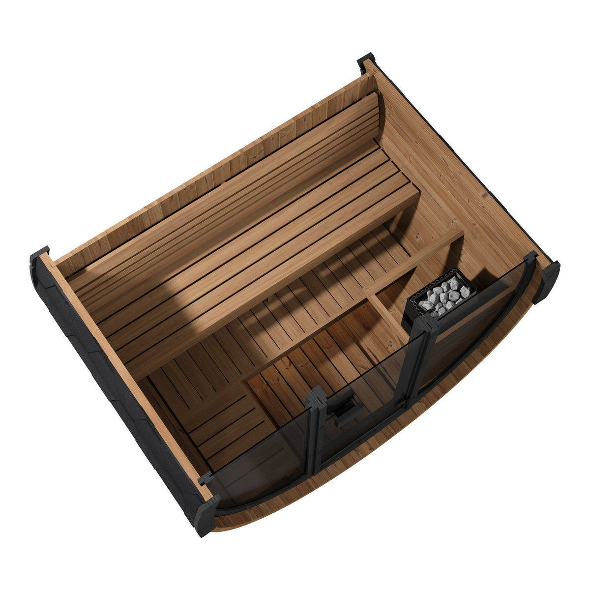 SaunaLife EE6G barrel sauna, view 5