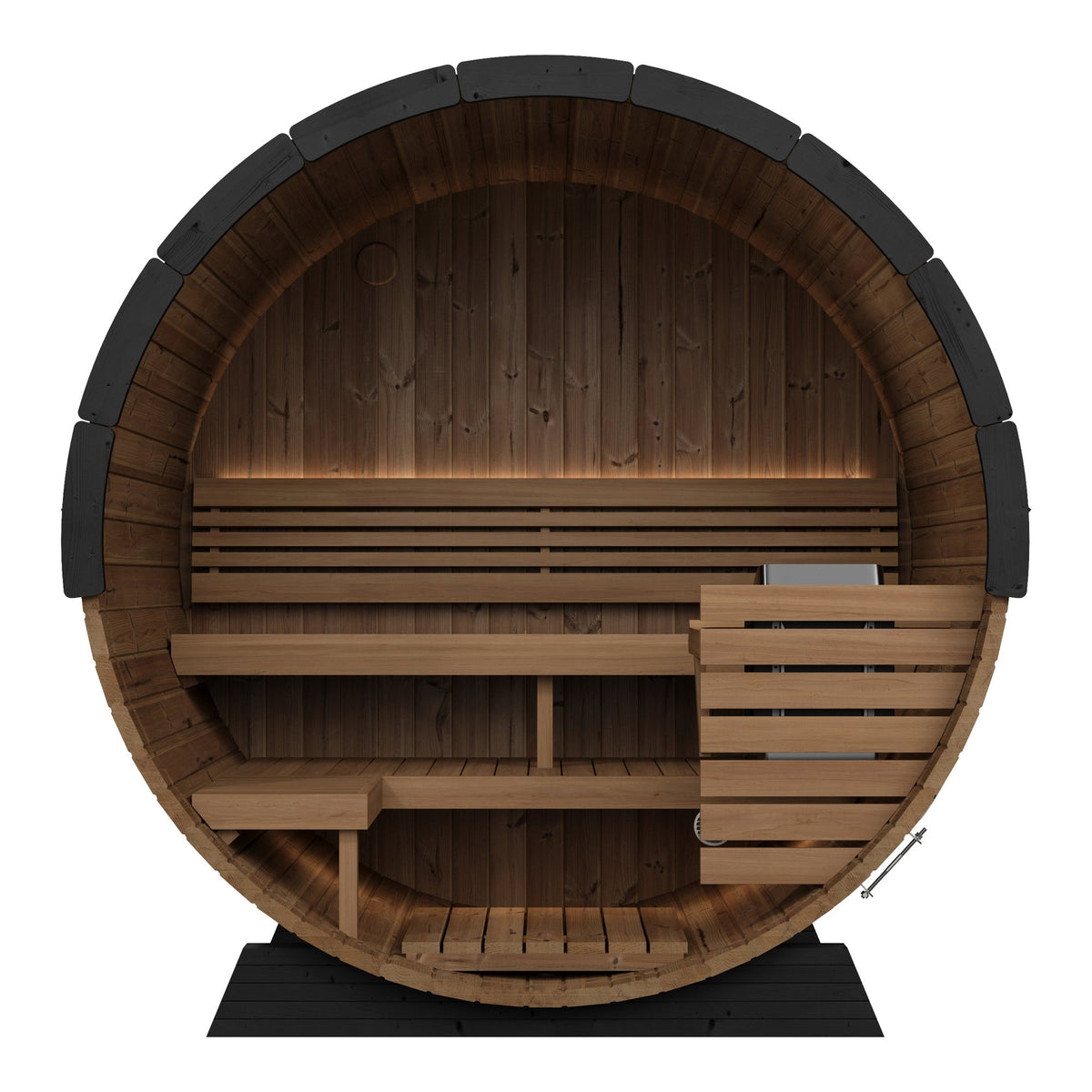 SaunaLife EE6G barrel sauna, view 6