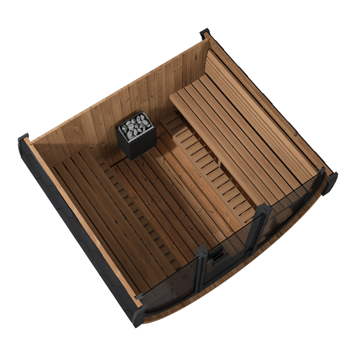 SaunaLife EE8G barrel sauna, view 6