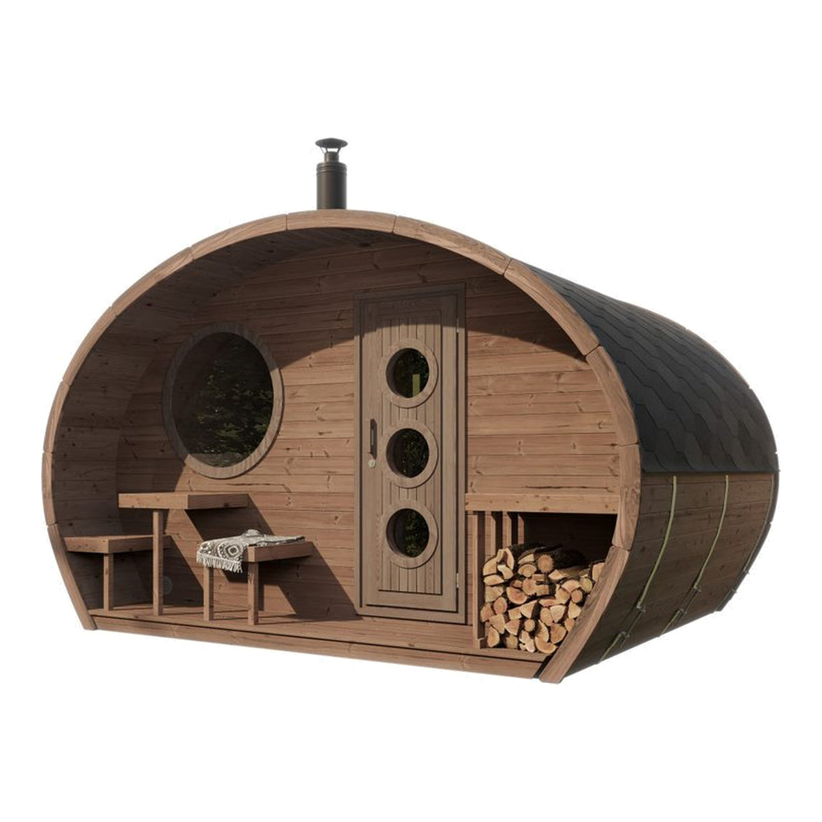 SaunaLife G11 outdoor sauna