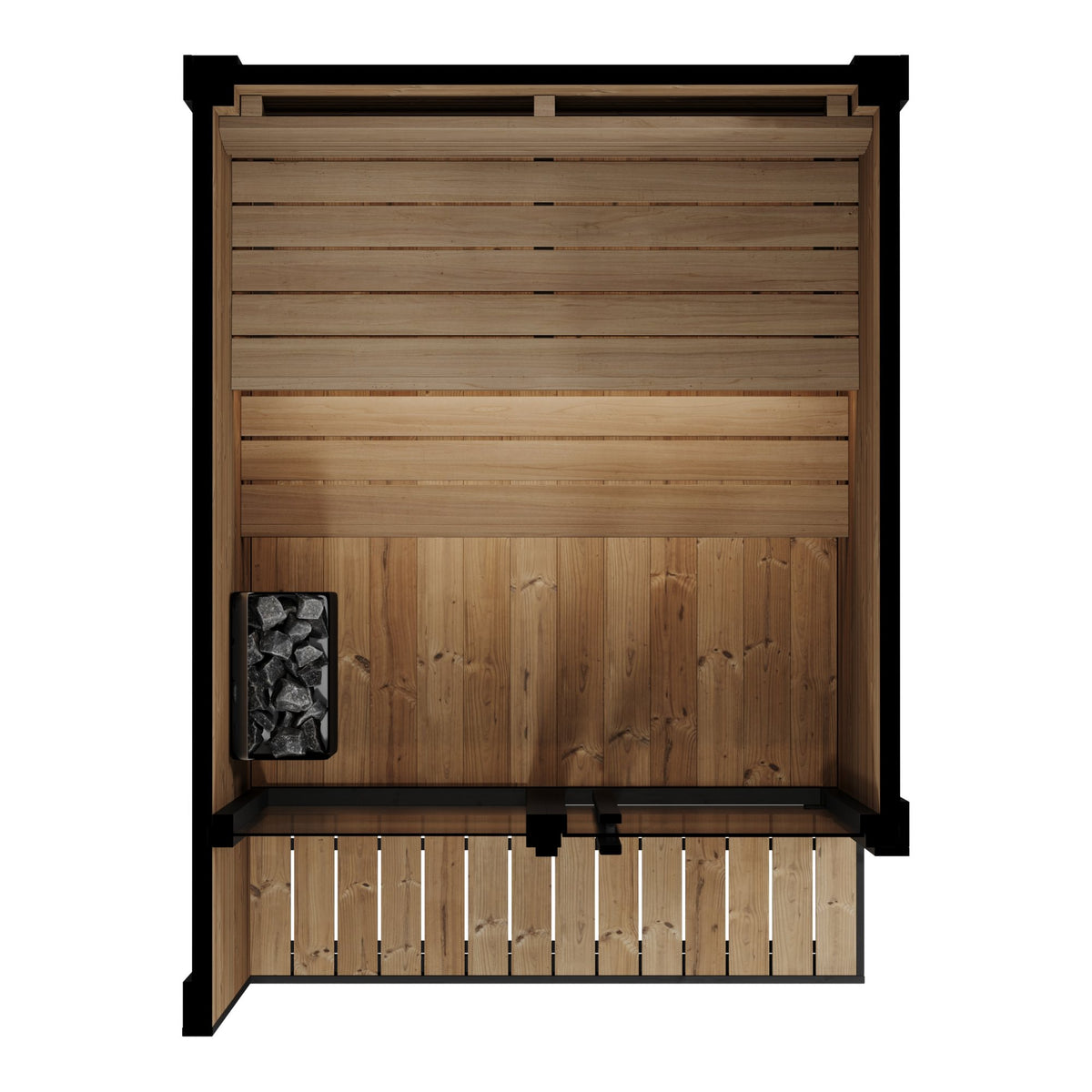 SaunaLife GL4 outdoor sauna, view 8