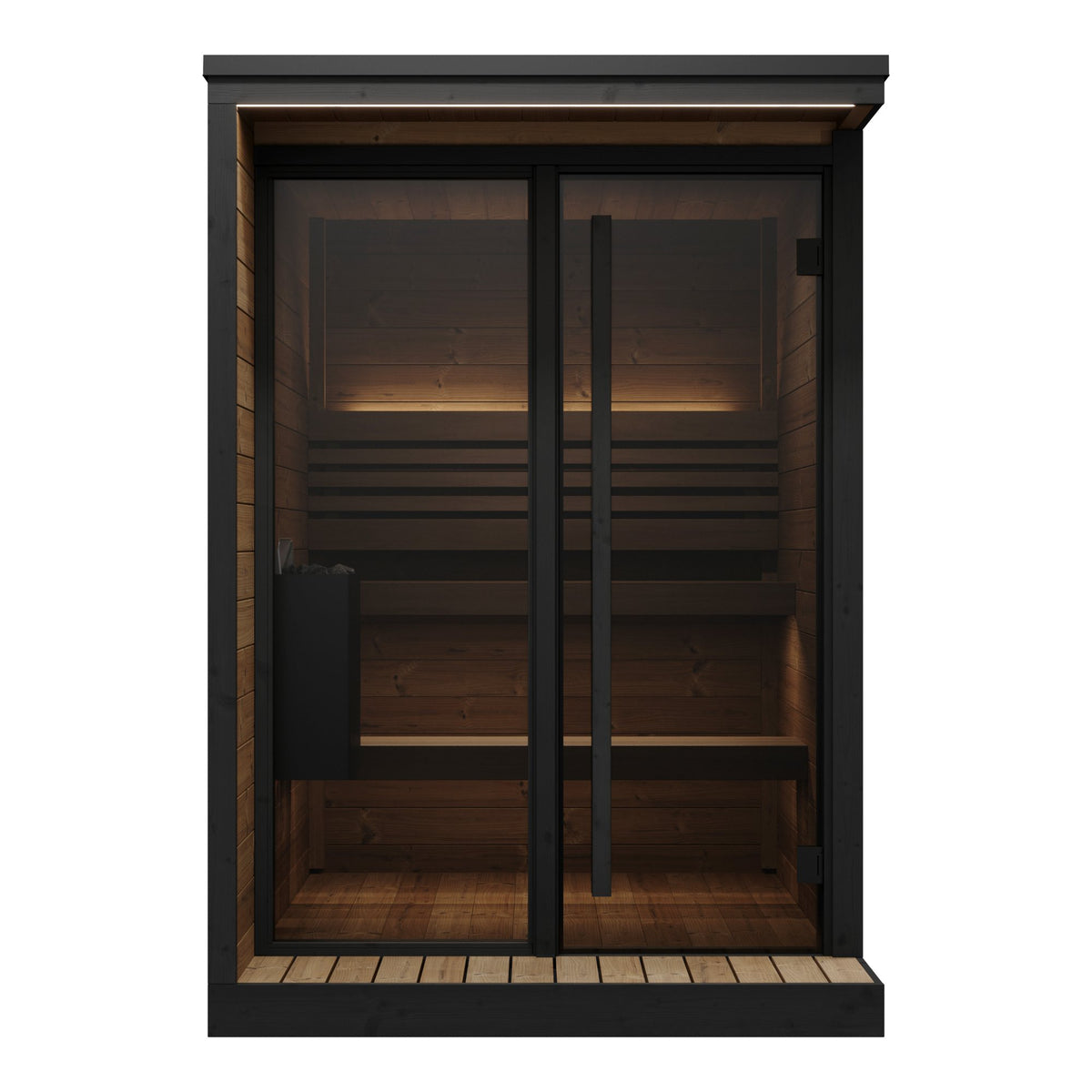 SaunaLife GL4 outdoor sauna, view 9
