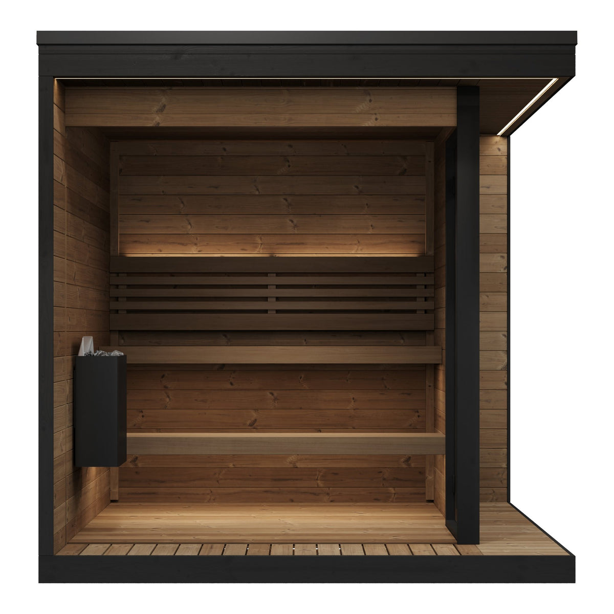 SaunaLife GL6 outdoor sauna, view 5