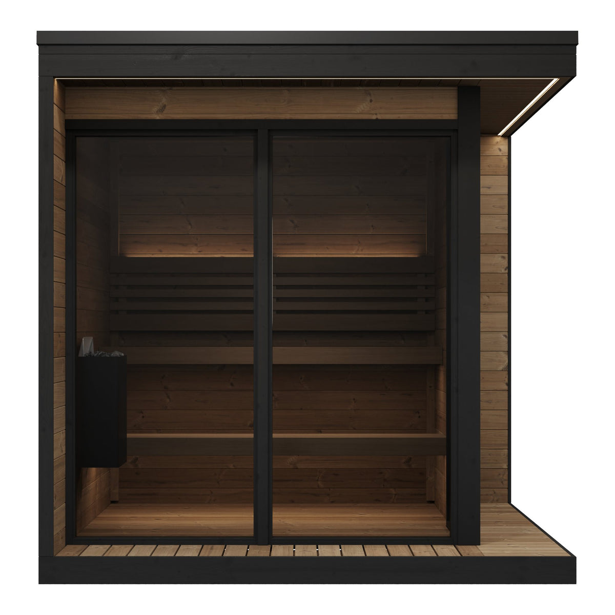 SaunaLife GL6 outdoor sauna, view 7