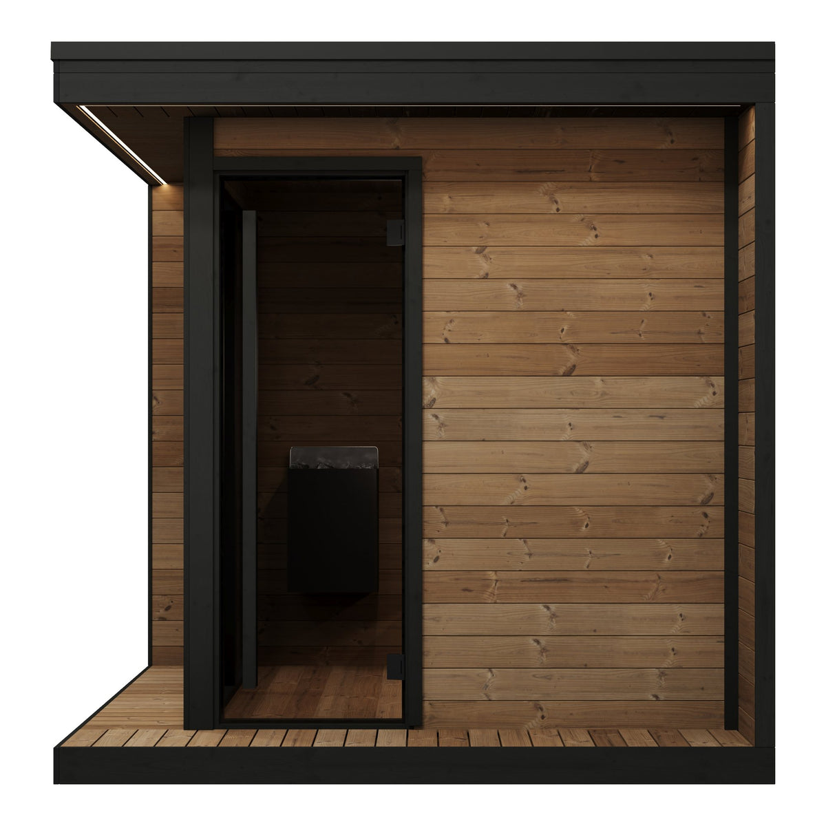 SaunaLife GL6 outdoor sauna, view 8